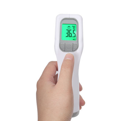 Não termômetro infravermelho 3V AA de Digitas da testa do contato para a febre