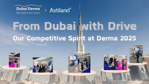 Latest company news about Do Dubai com impulso: Nosso espírito competitivo na Derma 2025