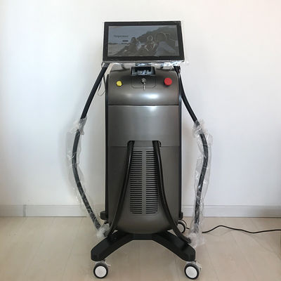 Máquina de remoção de cabelo a laser de comprimento de onda misto de 1200W 755nm 808nm 1064nm com safira resfriada