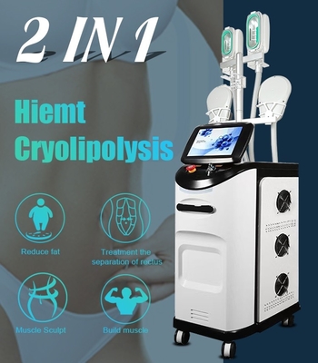 Corpo do EMS Cryolipolysis que esculpe a máquina 2 em 1 para o contorno gordo do corpo da remoção