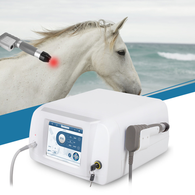 Máquina de terapia de ondas de choque pneumática pneumática portátil para cavalos