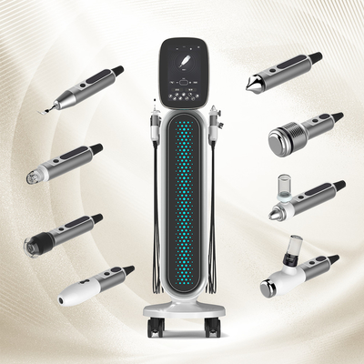 AzulMarino 8W Máquina de refrigeração de pele de 10,1 polegadas de tela sensível ao toque de cores Tratamento facial direcionado