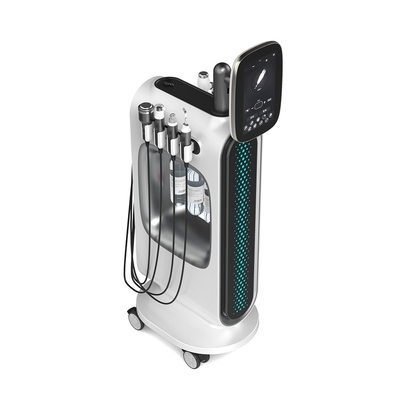 Rejuvenescimento da Pele com 8 Peças de Mão Tratamentos Profissionais da Máquina Hydra Facial AzulMarino Modelo 8W