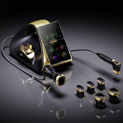 HIFU multi-linha e círculo dot 22d max com máquina RF