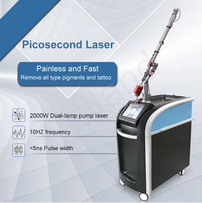 A máquina Q da remoção da tatuagem do laser do ND Yag do braço do guia comutou 1064nm 755nm 532nm