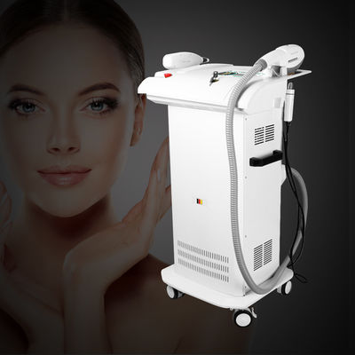 Máquina avançada de beleza multifunção para remoção de cabelo IPL YAG Laser RF remoção de marcas de nascença